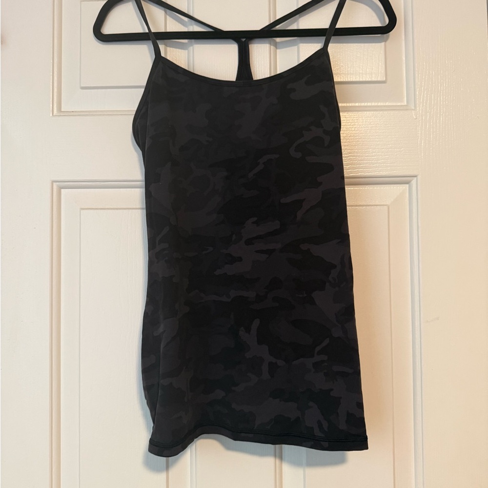Lululemon - Black Camouflage Women's Tank Top